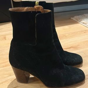 Free people heeled booties black